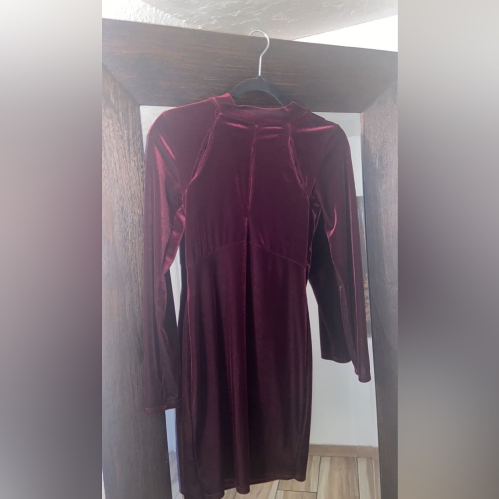 Suede dress